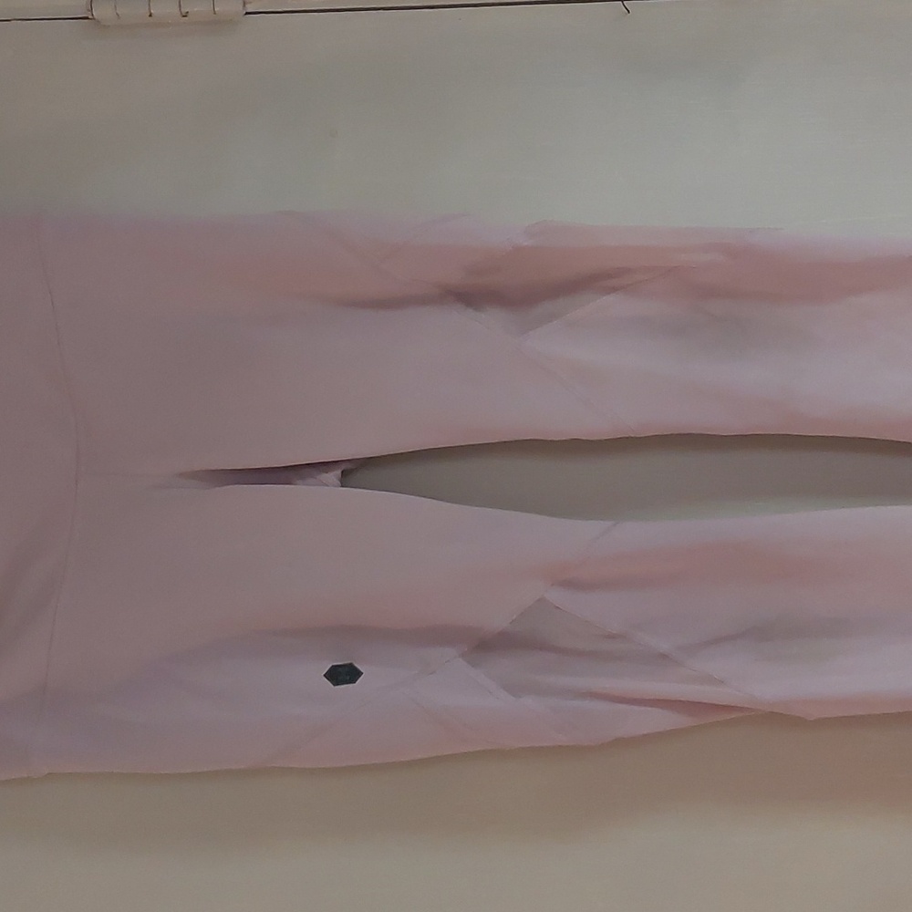 Under Armour Heatgear Light Lilac Purple Crop Activewear Workout Leggings Sz Sm - Picture 15 of 16